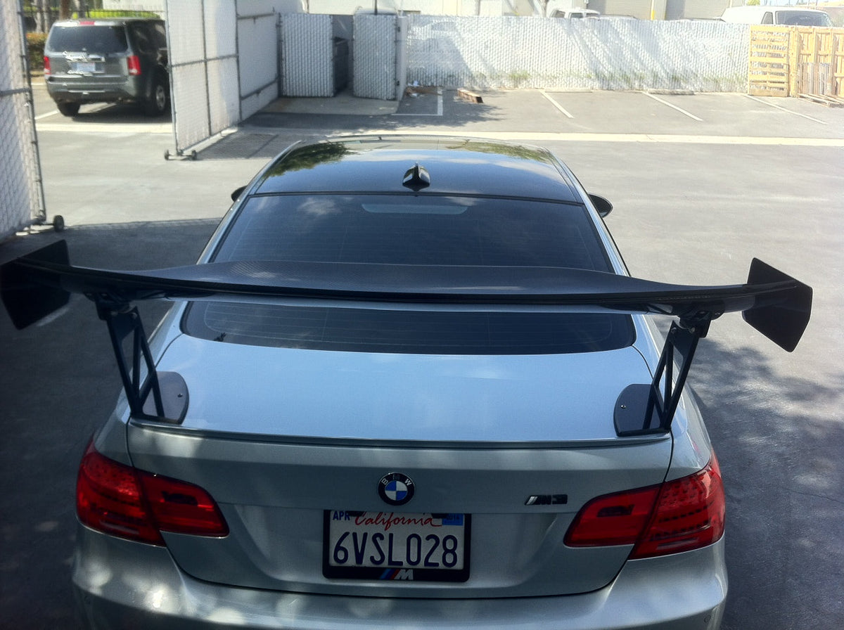 BMW E92 M3 / 3-Series GTC300 Carbon Fiber Adjustable Wing