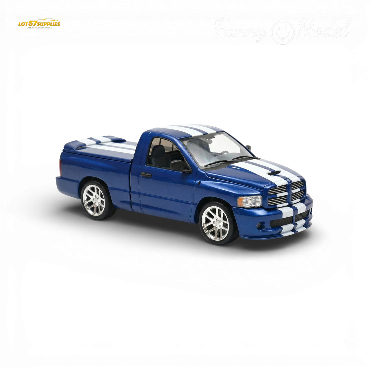 (Pre-Order) Funny Model Dodge RAM SRT-10 VCA Edition Blue 1:64