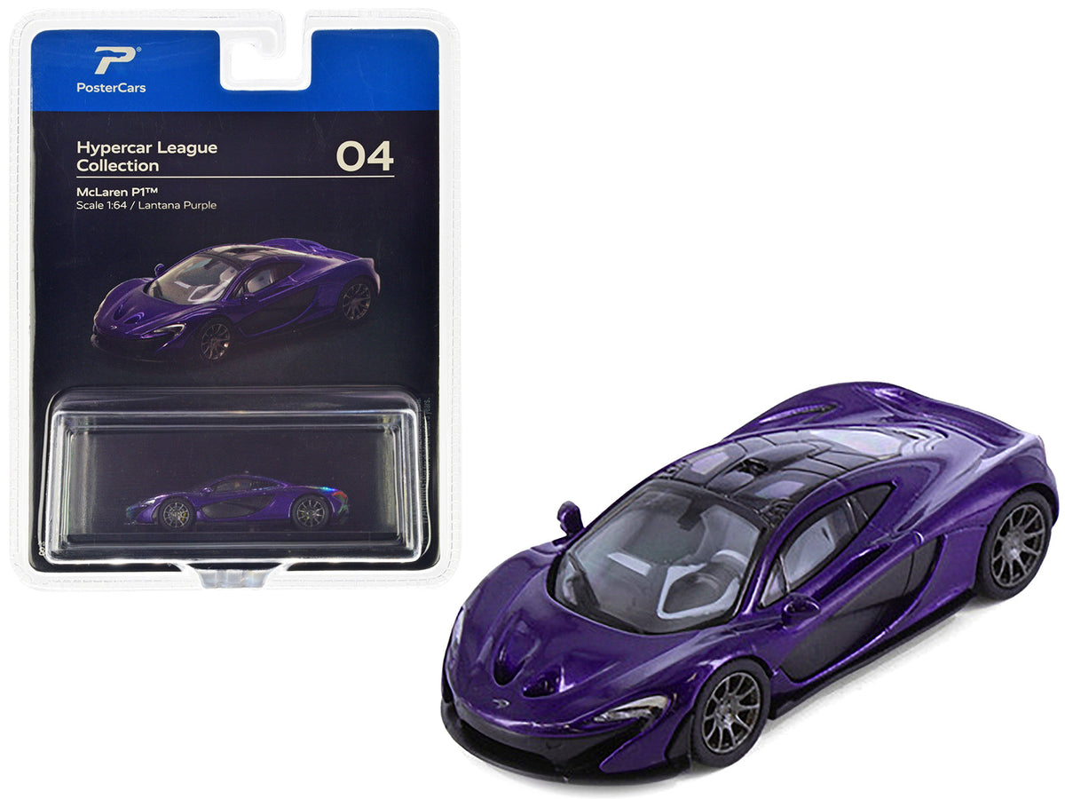 Rapid Vehicles McLaren P1 Lantana Purple Metallic with Black Top "Hypercar League Collection"...