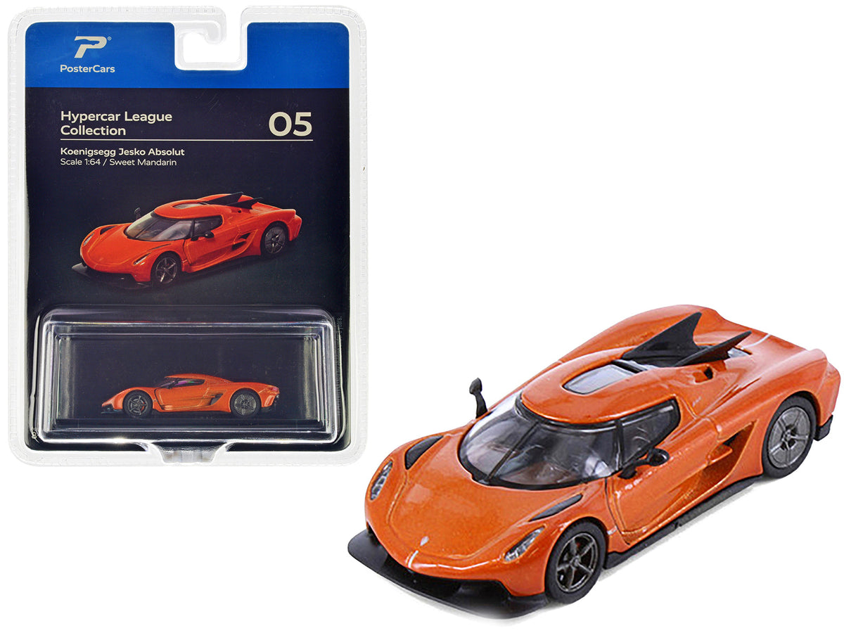 Rapid Vehicles Koenigsegg Jesko Absolut Sweet Mandarin Orange Metallic "Hypercar League...
