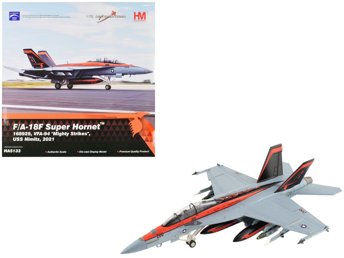 Rapid Vehicles Boeing F/A-18F Super Hornet Fighter Aircraft "VFA-94 'Mighty Strikes' USS Nimitz"...