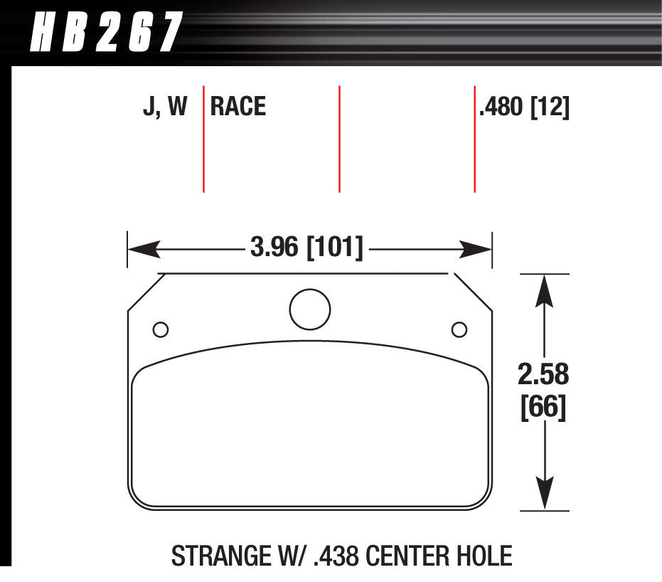 Pads Brake DTC30 Ferro-carbon - HB267W480