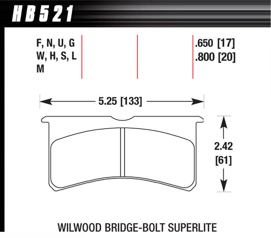 Brake Pads - HB521G800