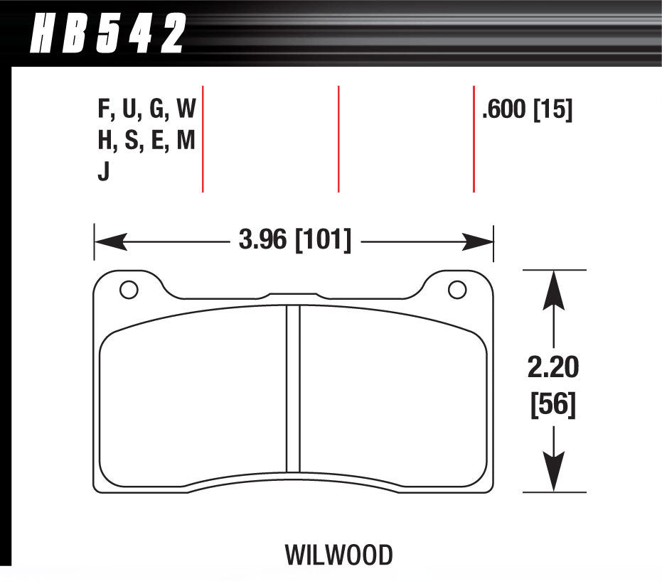 Brake Pads - HB542G600