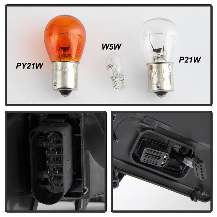 FR SPORT SPYDER XTune 06-08 Audi A4/S4 Halo Xenon HID Models Driver side headlight...