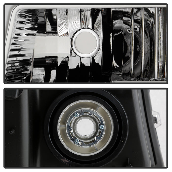 SPYDER xTune 04-12 Chevy Colorado Light Bar Headlights w/Bumper Lights - Chrome (HD-JH-CCOL04-LB-C) 9050619