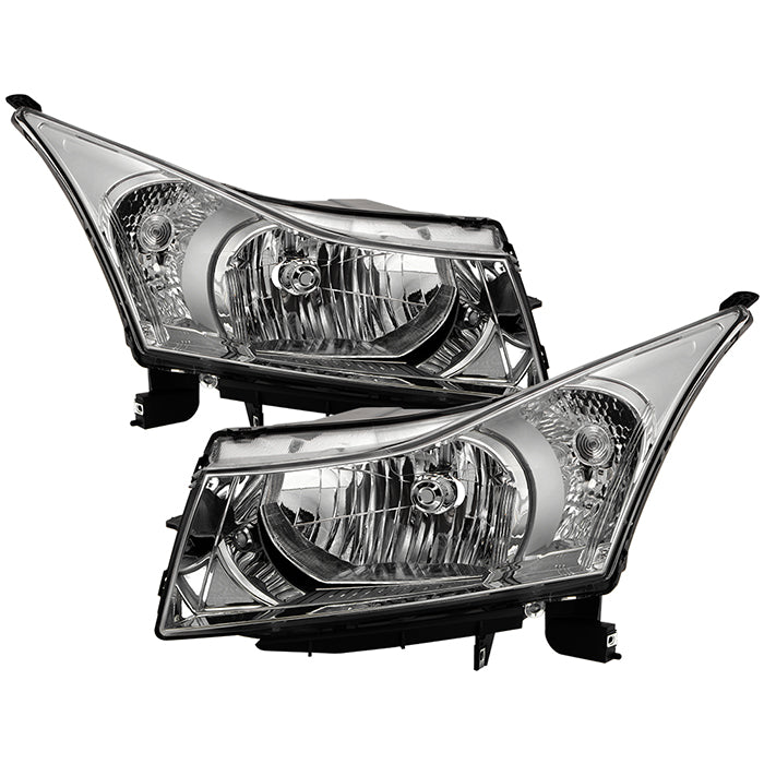 FR SPORT SPYDER xTune 11-12 Chevrolet Cruze OEM Halogen Headlights - Chrome (HD-JH-CCRZ11-C) 9943669