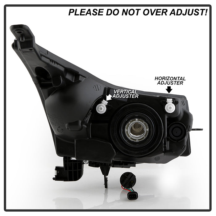 FR SPORT SPYDER xTune 11-12 Chevrolet Cruze OEM Halogen Headlights - Chrome (HD-JH-CCRZ11-C)...