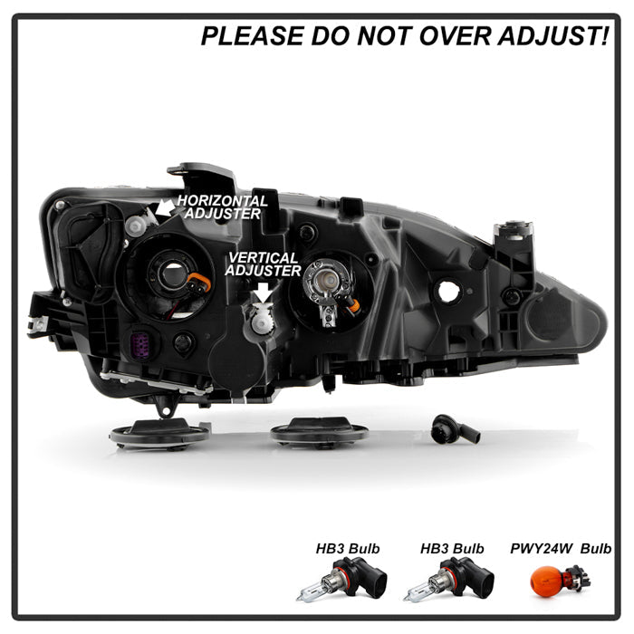 SPYDER xTune 17-20 Chrysler Pacifica Halogen Headlight - OE Left (HD-JH-CHRPA17-OE-L) 9959196