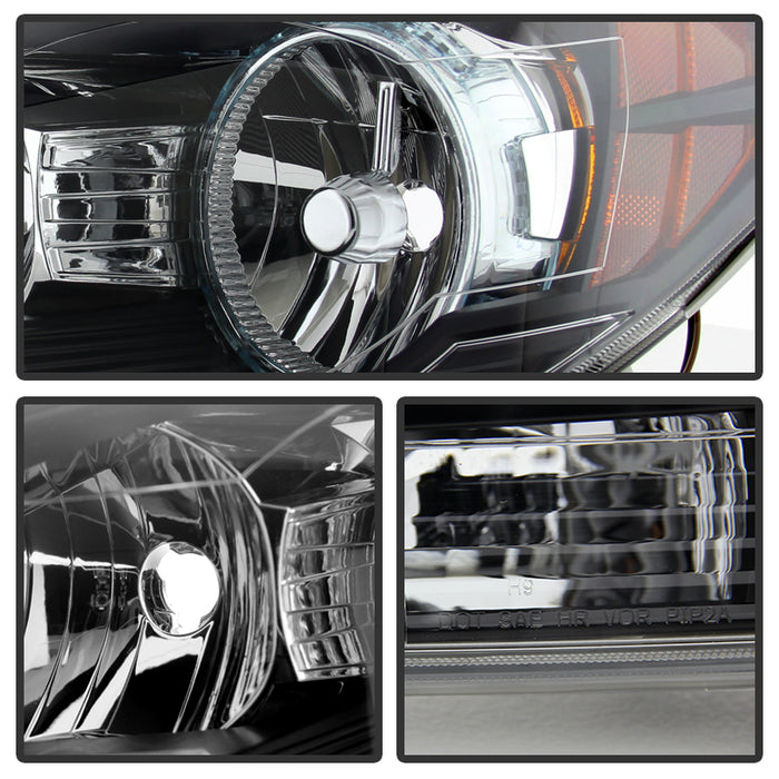 SPYDER Xtune Chevy Malibu 2008-2012 Crystal Headlights Black HD-JH-CMA08-AM-BK 9026010