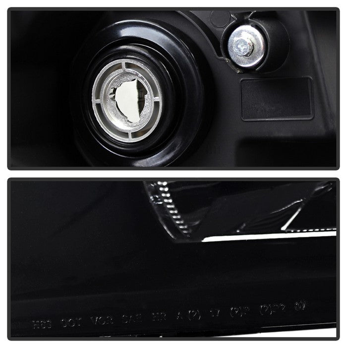 SPYDER Xtune Chevy Silverado 07-13 Crystal Headlights Black Smoked HD-JH-CS07-AM-BSM 9030260