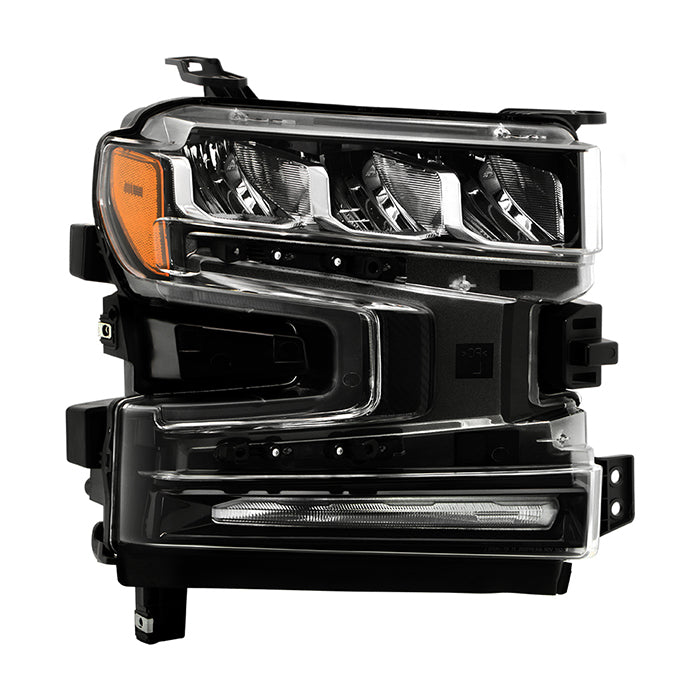 SPYDER 19-21 Chevy Silverado 1500 Full LED DRL and High/Low Beam w/ Halogen Signal - OE Right 9952395