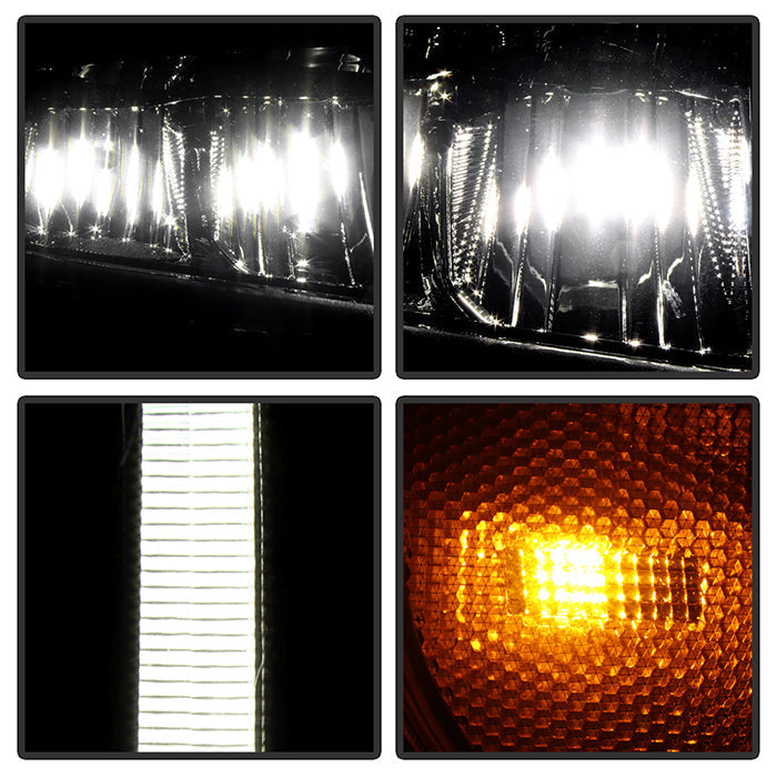 SPYDER 19-21 Chevy Silverado 1500 Full LED DRL and High/Low Beam w/ Halogen Signal - OE Right 9952395