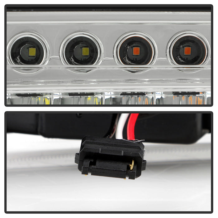 FR SPORT SPYDER Xtune Chevy TahOE 00-06 Headlights w/ LED Bumper Lights Amber Chrome...