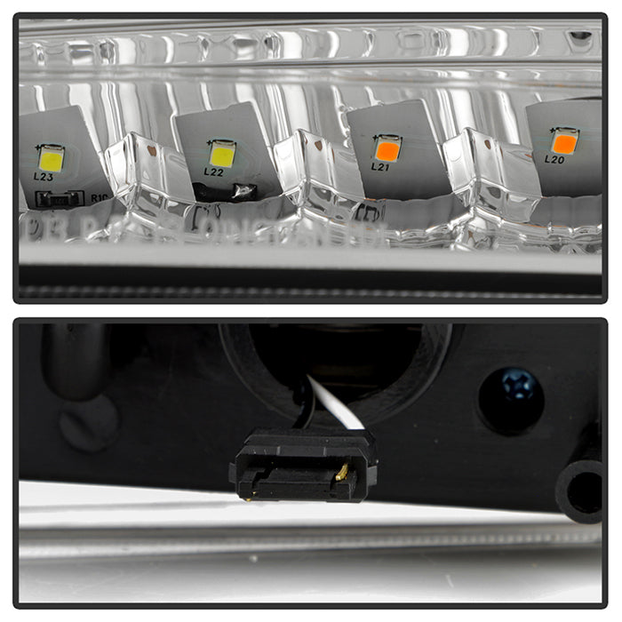 FR SPORT SPYDER Xtune Chevy TahOE 00-06 Headlights w/ LED Bumper Lights Amber Chrome...