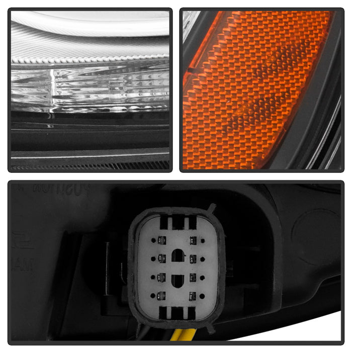 SPYDER xTune 17-20 Chevy Sonic Halogen w/LED DRL Projector Headlight - OE Left (HD-JH-CSON17-OE-L) 9960185