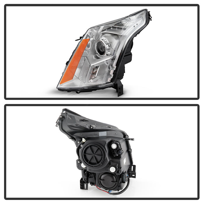 SPYDER xTune 10-14 Cadillac SRX OE Style Halogen Headlights - Chrome (HD-JH-CSRX11-AM-C) 9946547