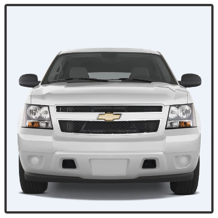 SPYDER Xtune Chevy Suburban 1500/2500 07-14 Crystal Headlights Black HD-JH-CSUB07-AM-BK 9022777