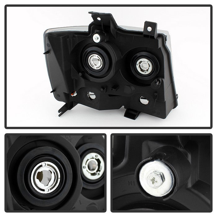 SPYDER Xtune Chevy Suburban 1500/2500 07-14 Crystal Headlights Smoke HD-JH-CSUB07-AM-SM 9022784