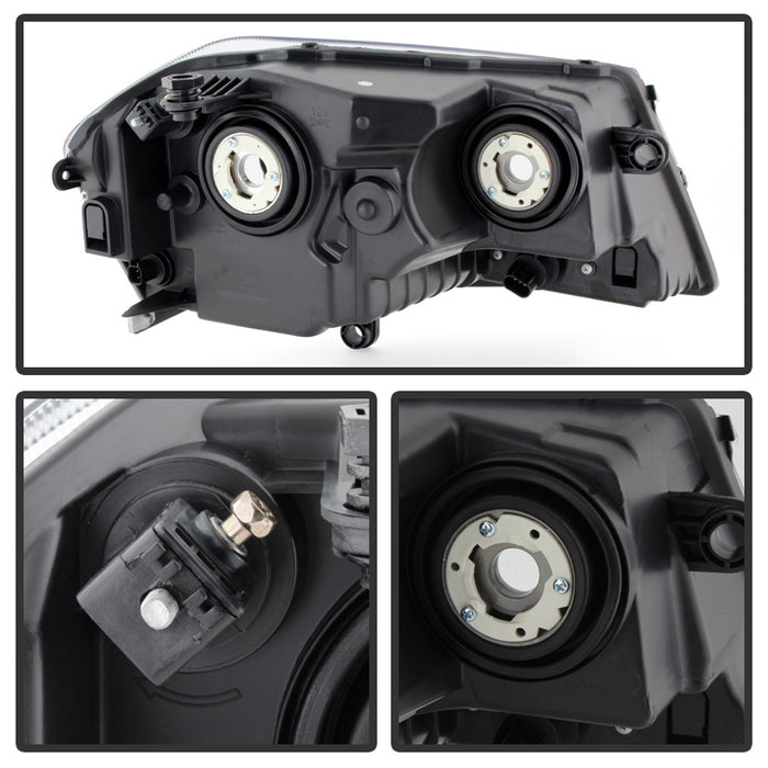 SPYDER Xtune Dodge Avenger 08-14 Crystal Headlights Chrome HD-JH-DA08-AM-C 9025303
