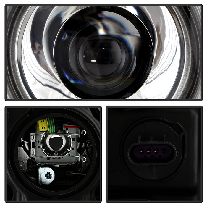 FR SPORT SPYDER Xtune Dodge Challenger 08-14 Xenon Hid Model Only Projector Headlamps Chrome...