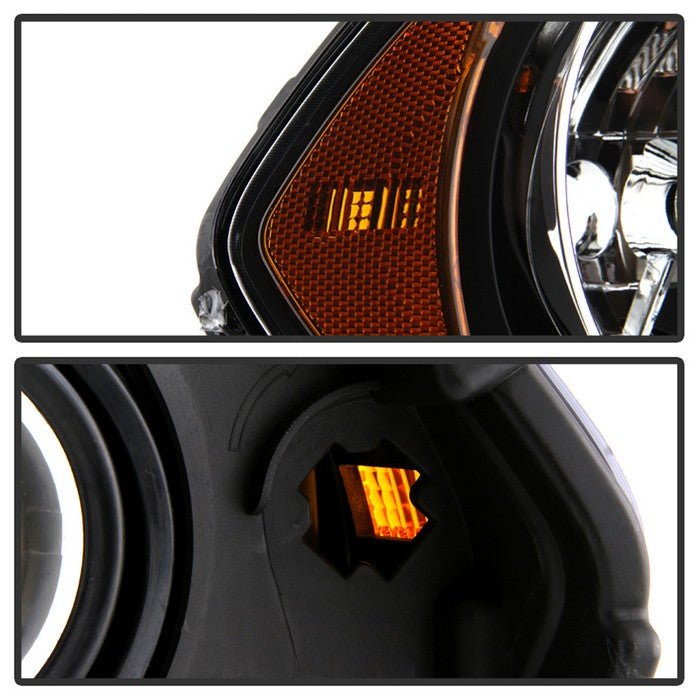 FR SPORT SPYDER xTune Dodge Durango 11-13 (Non-HID) OEM Style Headlamps - Black HD-JH-DDU11-AM-BK...
