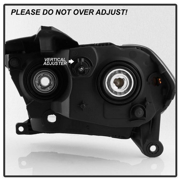 FR SPORT SPYDER xTune Dodge Durango 11-13 (Non-HID) OEM Style Headlamps - Black HD-JH-DDU11-AM-BK...