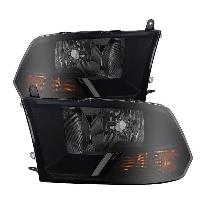 FR SPORT SPYDER Xtune Dodge Ram 1500 09-12 ( Non Quad Headlights ) Crystal Headlights Black...