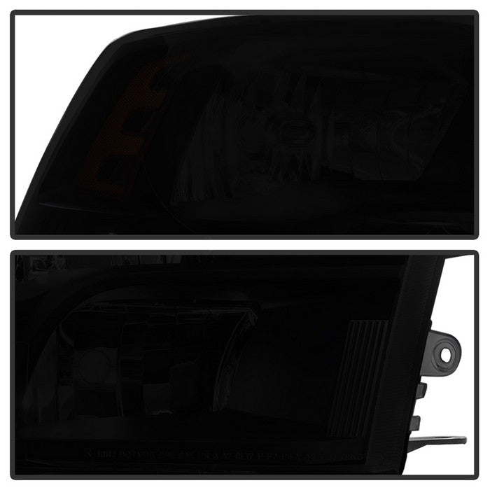 SPYDER xTune Dodge Ram 1500 09-17 (Non-LED) OEM Style Headlights - Black Smoked HD-JH-DR09-QU-BSM 9040207