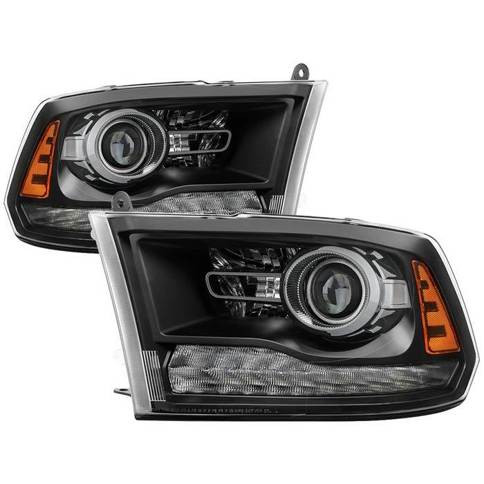 FR SPORT SPYDER xTune Dodge Ram 13-17 ( w/ Factory Projector LED) OEM Style Headlight - Black...