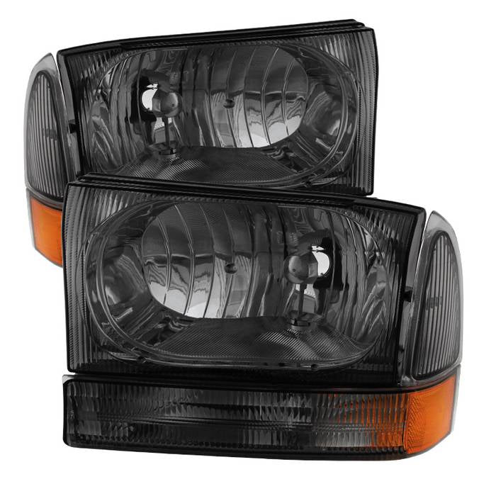 FR SPORT SPYDER Xtune Ford F250/350/450 Superduty 99-04 Crystal Headlights w/ Bumper Lights...