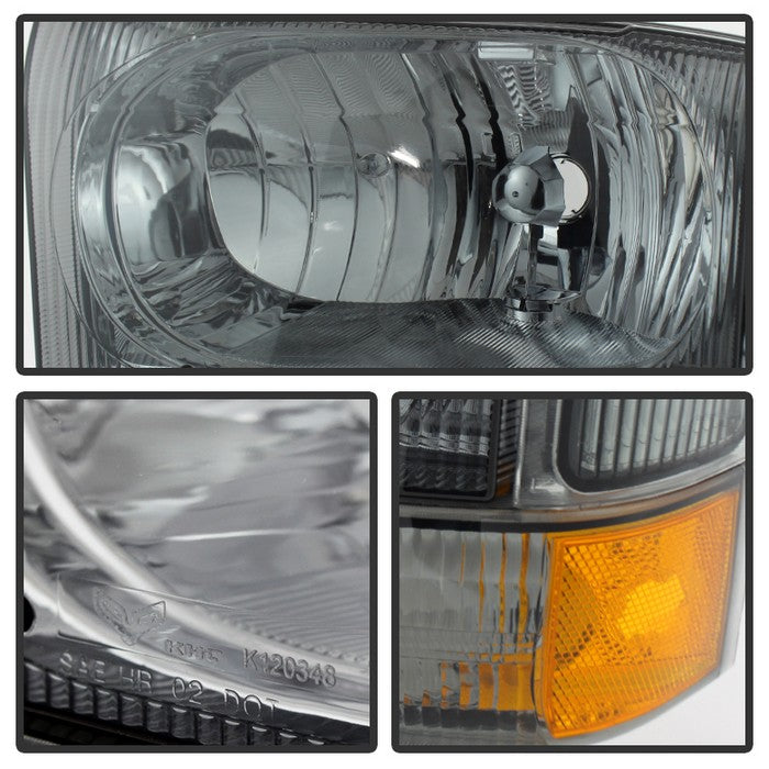 FR SPORT SPYDER Xtune Ford F250/350/450 Superduty 99-04 Crystal Headlights w/ Bumper Lights...