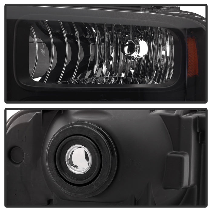 FR SPORT SPYDER Xtune Ford F250 F350 F450 Superduty Excursion 99-04 Headlights Black...