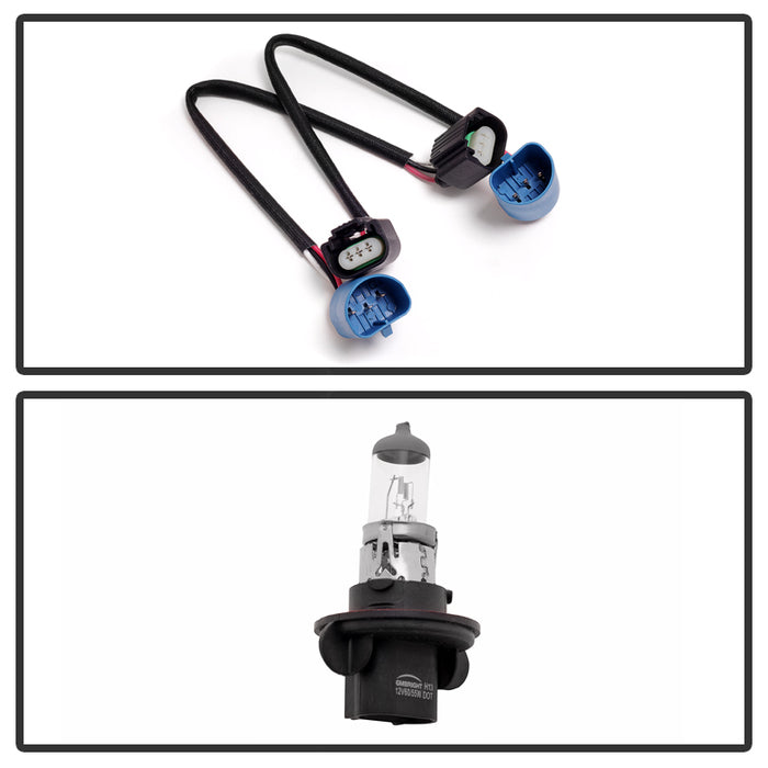 FR SPORT SPYDER Xtune Ford F250 F350 F450 Superduty Excursion 99-04 Headlights Black...