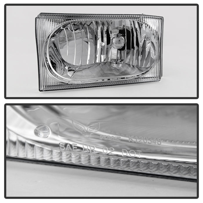 FR SPORT SPYDER Xtune Ford F250 F350 F450 Superduty Excursion 99-04 OEM Style Headlights Chrome...