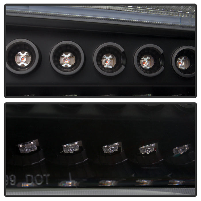 FR SPORT SPYDER xTune Ford F250 F350 Superduty Excursion 99-04 OEM Style Headlights - Black...