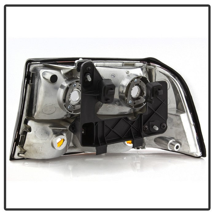 FR SPORT SPYDER xTune 98-01 GMC Jimmy S15 (w/Fog Lights) OEM Headlights w/Amber Bumper - Chrm...