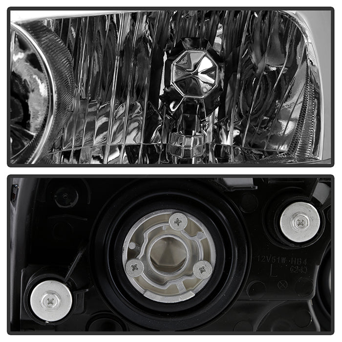 FR SPORT SPYDER Xtune Honda Accord 03-07 Amber Crystal Headlights Chrome HD-JH-HA03-AM-C 5072207...