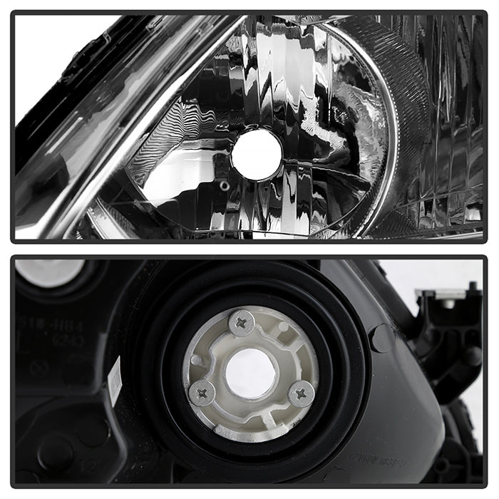 FR SPORT SPYDER Xtune Honda Accord 03-07 Amber Crystal Headlights Chrome HD-JH-HA03-AM-C 5072207...