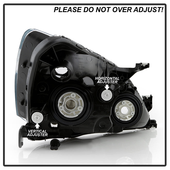 FR SPORT SPYDER Xtune Honda Accord 03-07 Amber Crystal Headlights Chrome HD-JH-HA03-AM-C 5072207...