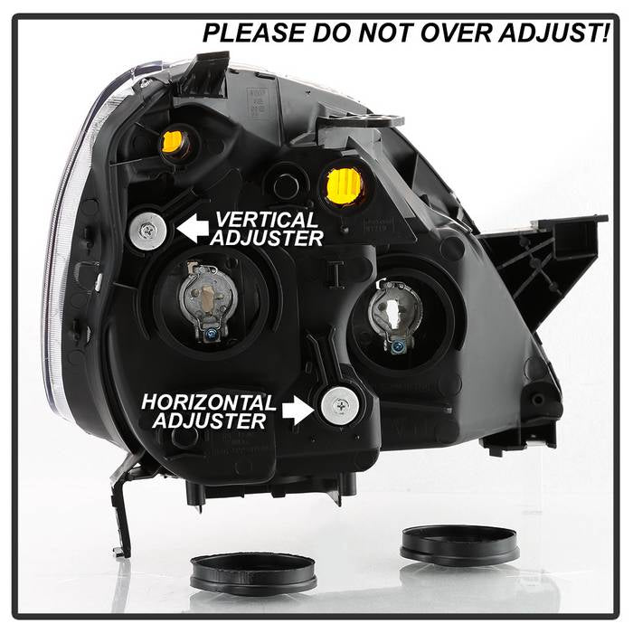 SPYDER xTune 05-06 Honda CR-V Halogen OE Headlight - Chrome (HD-JH-HCRV05-AM-C) 9945557