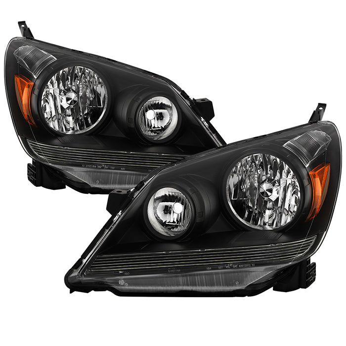 FR SPORT SPYDER Xtunehonda Odyssey 05-07 Crystal Headlights Black HD-JH-HODY05-AM-BK 9023842 -...