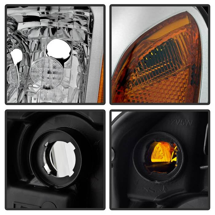 SPYDER xTune 09-11 Honda Pilot OEM Style Headlights -Chrome (HD-JH-HPIL09-AM-C) 9044175