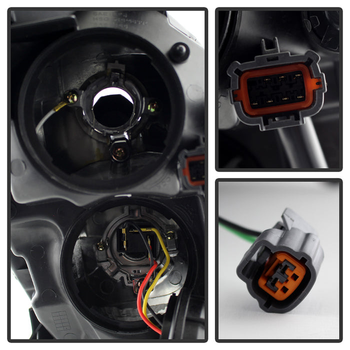 FR SPORT SPYDER Xtune Infiniti G35 05-06 Sedan Crystal Headlights Xenon/Hid Model Only Black...