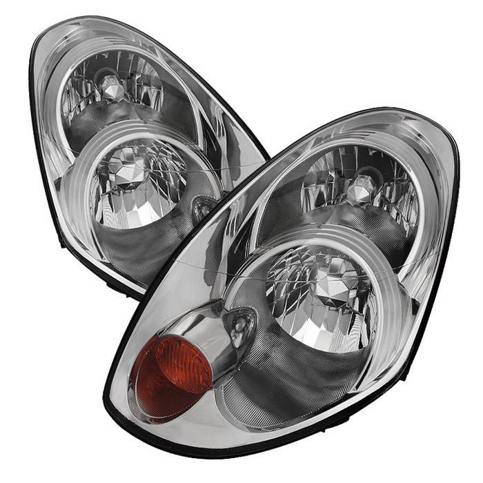 FR SPORT SPYDER Xtune Infiniti G35 05-06 Sedan Crystal Headlights Xenon/Hid Model Only Chrome...