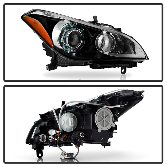 FR SPORT SPYDER Xtune 11-14 Infiniti M37 HID HeadLight w/AFS/RAS/Tech Pkg OE Black Right...