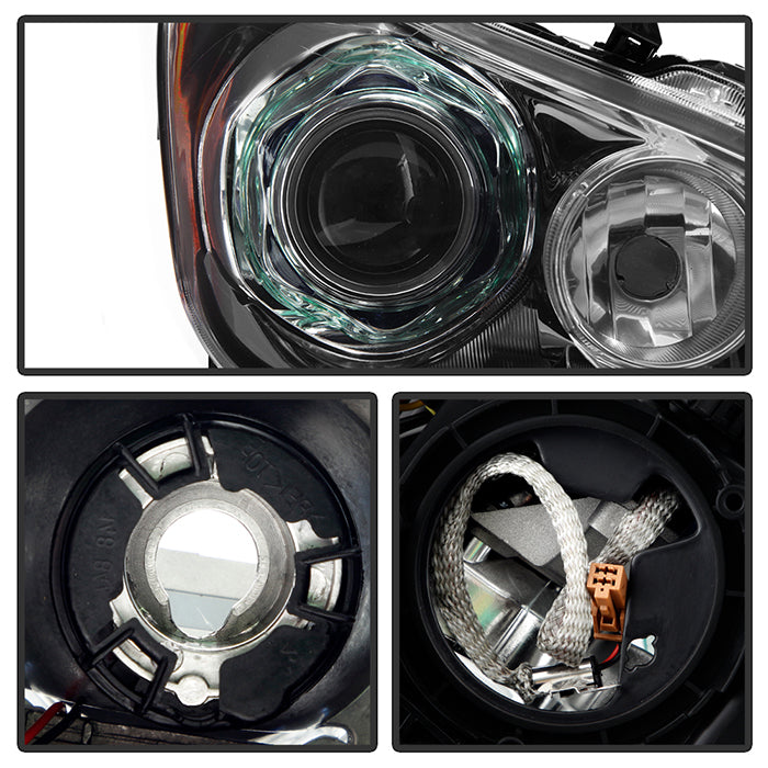 FR SPORT SPYDER Xtune 11-14 Infiniti M37 HID HeadLight w/AFS/RAS/Tech Pkg OE Black Right...