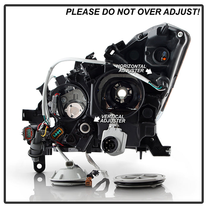 FR SPORT SPYDER Xtune 11-14 Infiniti M37 HID HeadLight w/AFS/RAS/Tech Pkg OE Black Right...