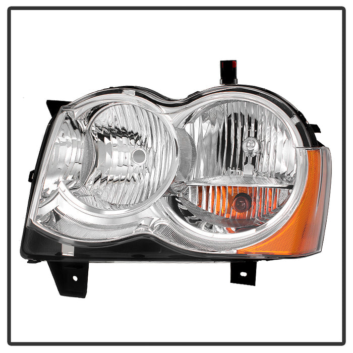 FR SPORT SPYDER Xtune Jeep Grand Cherokee 08-10 Halogen Model OnlyOEM Style Headlights Chrome...