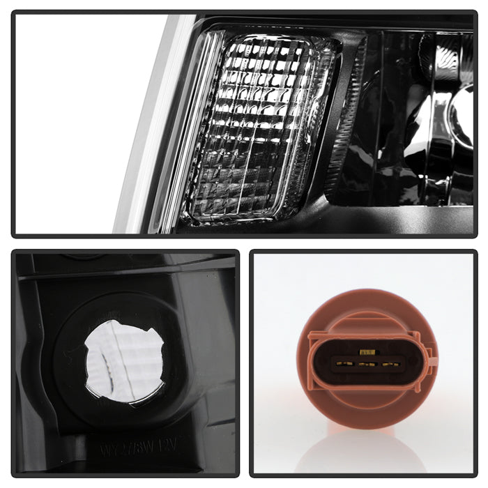 SPYDER xTune Jeep Grand Cherokee Halogen Headlight - OE Black (HD-JH-JGC17-OE-BK-SET) 9960154